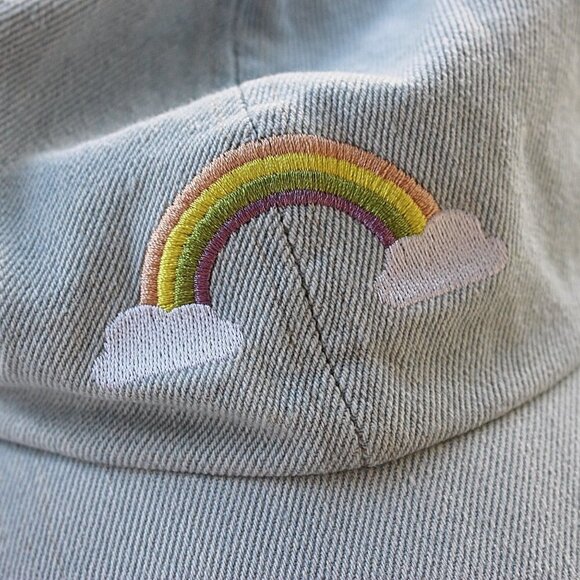 New - David and Young Embroidered Raiinbow Dad Cap - Picture 2 of 6